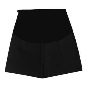 
Pregnant women's suits, shorts, hot pants, spring and summer thin leggings, black elastic yoga safety pants for spring wear