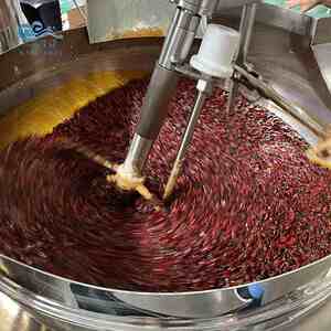 
Hot pot frying machine Chongqing hot pot base frying pan rattan pepper hot pot sauce frying equipment 800*0.5kg base machine