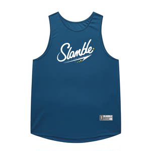 Slab sports basketball vest, men and women in summer American -style fitness, shoulder sleeveless sweat absorption, fast -moving dars,