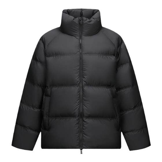 Men and women's same style Semir down jacket women's clothing men's clothing 24 new winter three-proof couple's bread jacket thickened
