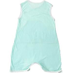 Baby vest sleeping bag in summer thin children's ice silk cotton sleeping bag anti -kick -protective sleeveless air -conditioning room
