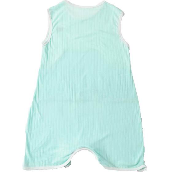 Baby vest sleeping bag in summer thin children's ice silk cotton sleeping bag anti -kick -protective sleeveless air -conditioning room
