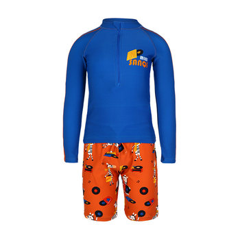 New long-sleeved children's quick-drying sun protection swimsuit
