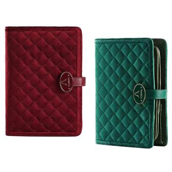 Weiyichen high-end velvet portable storage bag gold necklace ring earrings bracelet jewelry box birthday gift