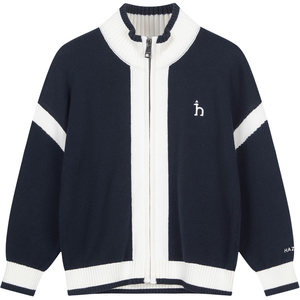 
Hazzys Haggis Children's Clothing Boys and Girls Sweaters 2026 Spring and New Year Big Children's Festive Cardigan Knitted Tops