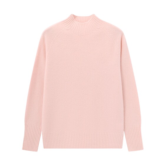 
Basic House/Baijiahao Half Turtle Neck Knitted Sweater Women's 2025 Winter New Solid Color Bottoming Top