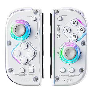 
AOLION J20 knight handle suitable for Nintendo Switch game handle JoyCon left and right handle Switch2 wireless Bluetooth macro programming Delta action oled accessories