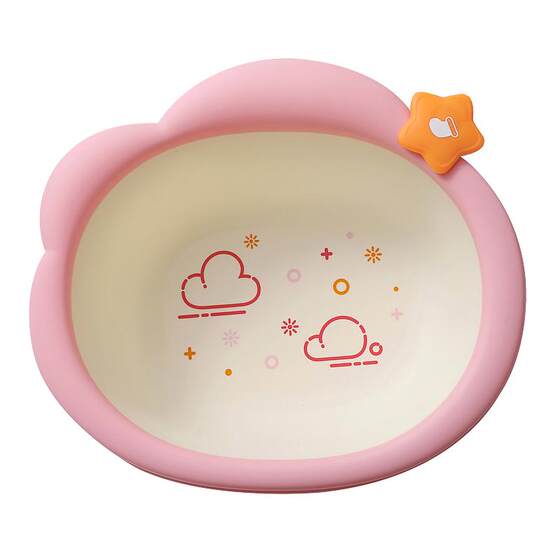 
3-pack newborn baby washbasin newborn children's supplies for washing buttocks PP household baby basin three-piece set