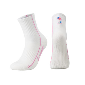 
kawasaki Kawasaki socks women's thickened towel bottom socks cotton socks sports sweat-absorbent running socks badminton socks