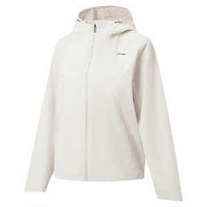 
Li Ning Women's Sports Windbreaker Spring New Outdoor Hooded Water-Repellent Windproof Fashionable Versatile Wear-Resistant Top