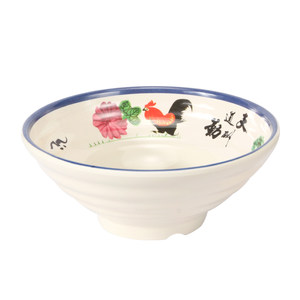 
Thickened melamine noodle bowl, commercial noodle shop special soup noodle bowl, plastic large bowl, imitation porcelain bowl, beef noodle bowl, spicy hot pot bowl