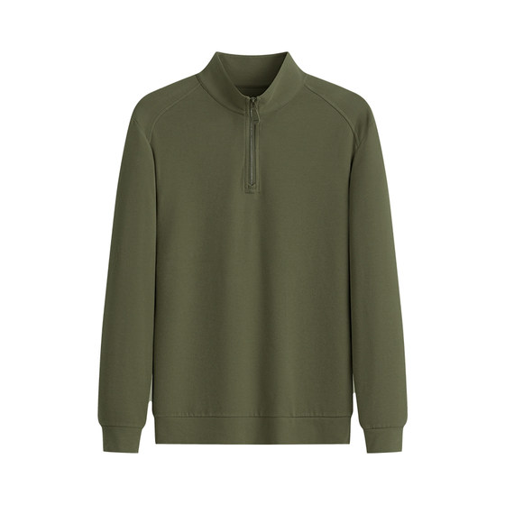 
[Authorized Zhende Velvet] Xiahu Shijia De Velvet T-shirt Men's 2025 Autumn Double Brushed Warm Long Sleeve Bottoming 091