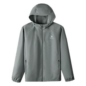 
Camel sports hooded jacket for men 2025 autumn and winter new woven water-repellent jacket simple and fashionable versatile windbreaker
