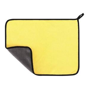 
Special car wash towel for car cleaning towels thickened and absorbs water and does not remove hair Coral velvet kitchen housekeeping cleaning cloth for car
