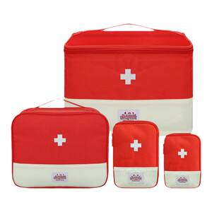 
First aid kit full set of national standard household medicine storage medical kit portable outdoor vehicle emergency medicine box