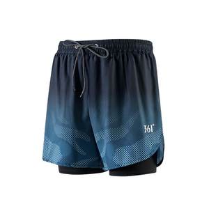 
361 five-point swimming trunks for men, middle-aged and elderly men's swimming trunks, double layer 2025 new adult anti-embarrassment large size beach