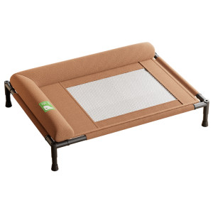 
Dog camp bed for all seasons, new style kennel for medium and large dogs, luxury leather removable and washable off-the-ground moisture-proof dog bed