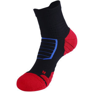 
Basketball socks men's mid-calf professional sports socks men's elite cotton towel thickened bottom running badminton football