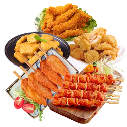 Fry semi-finished snacks with air fryer ingredients