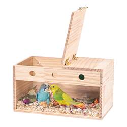 Black phoenix, tiger skin, peony parrot, transparent breeding box, bird supplies, internal hanging warm bird nest, bird nest, bird room, nest box