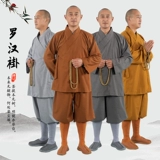 Yuansi Monk -In -law, Luohan Gow Set Four Seasons Luohan рубашка маленький монах GOW Короткий монаш ткань короткий сет монах