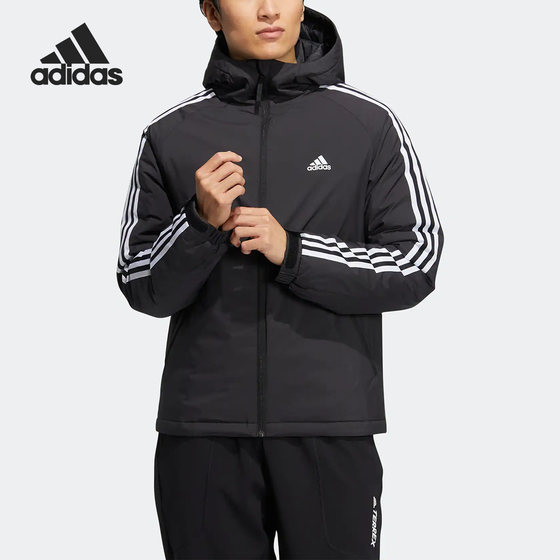 Adidas/阿迪达斯官方正品冬季新款男子连帽保暖羽绒服上衣HN2123