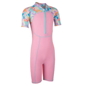 Decathlon girl swimsuit children's sunscreen swimsuit girl swimming trunks Da children swimwear warm hot spring kidk
