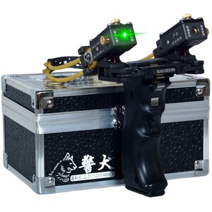 Genuine police dog slingshot infrared laser high-precision ammunition worker high-pressure fish shooting artifact tool traditional bullet fork
