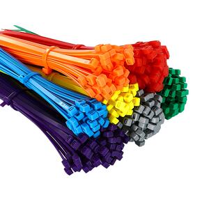 
Removable buckle nylon cable tie removable colored plastic cable tie reusable fixed sealing belt