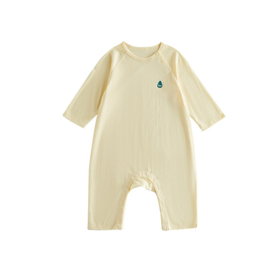 
Oak Family infant and toddler mulberry silk all-in-one baby sleeping bag split-legged summer comfortable and breathable children's pajamas