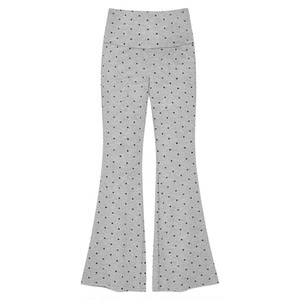 
Pregnant woman's polka-dot micro-flared trousers to keep belly tight during pregnancy, spring and summer thin spring wear, belly-supporting yoga leggings