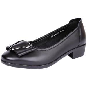Aokang women's shoes soft sole comfortable mother's shoes spring style middle-aged leather shoes genuine leather non-tiring feet work shoes single shoes for women