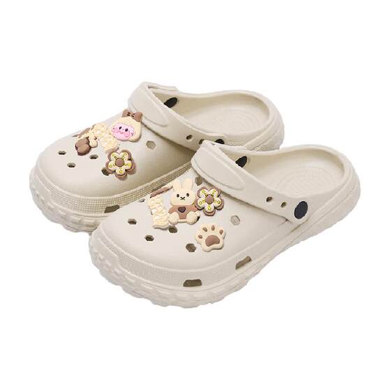 
Lidani Croc Shoes Women's Summer 2026 New Non-Slip Beach Baotou Travel Outerwear Sandals Women's Summer