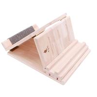 Solid Wood Stretching Board - Folding Stool For Home Leg Stretching And Massage