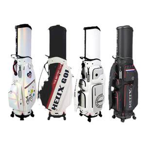 
HELIX Helix golf men's and women's checked golf bag new retractable hard shell waterproof aircraft aviation bag