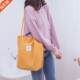 Women Solid Corduroy Shoulder Bags Shopping Bag Tote Package