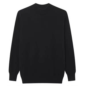 
Wool sweater men's 100% pure wool half turtleneck thin men's sweater winter thickened cashmere sweater knitted bottoming sweater
