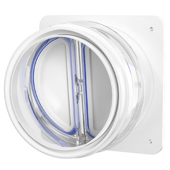 It can be installed by one person if it is suitable for Vantage range hood.