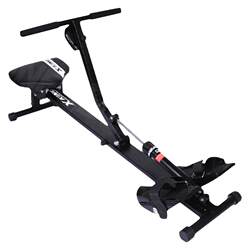 Foldable rowing machine saves space hydraulic mute