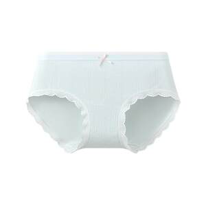 Sanfu women's low-waist hip-covering underwear, simple love jacquard lace splicing soft semi-boxer briefs 516599