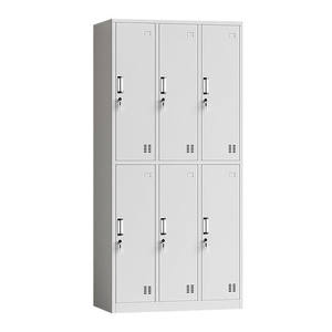 
Steel staff locker four-door dormitory iron cabinet storage locker with lock factory shoe cabinet bathroom changing wardrobe