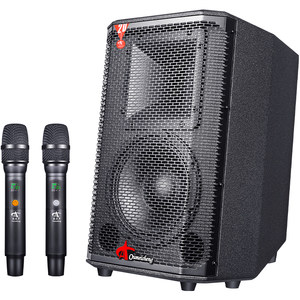 
European and American high-end outdoor karaoke musical instrument singing internet celebrity live broadcast professional high-power mobile Bluetooth speaker