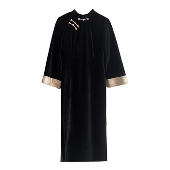 
Meet the new Chinese slimming cheongsam in plus size chenille