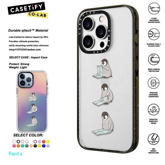 Hong Kong purchasing CASETiFY Pants little penguin suitable for  iphone14/13/12/11Pro/Max