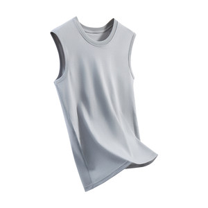 
Fenton men's base layer shirt wide shoulder undershirt 100% cotton quick-drying sports exercise home men's cotton vest