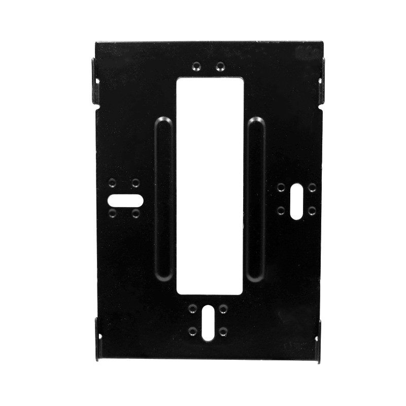 Mobile porta tv design moderno 4ante decorate 8 ripiani 201x52 nero opaco SUSANA