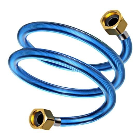 準備しておくと便利：ステンレスフレキ用継手の種類と活用法 AISHANBAIHUODIAN G1 / 2 304ステンレス鋼のトイレの配管ホースアングルバルブホース給湯器フレキシブル配管ホー