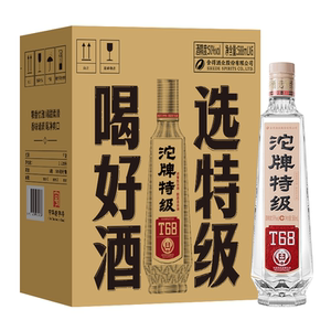 
Tuopai T68 special light bottle 50 degrees 588mL*6 strong-flavor liquor Liuliang ration liquor party banquet wine