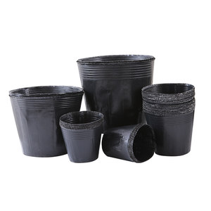 Seedling nutrition cup breeding bags large disposable flower pot black planting plastic breeding cup breeding cup nutrition pot nutrition bowl