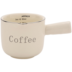 Ins Style Small Milk Cup With Scale Coffee Extraction Cup Espresso Liquid Cup Measuring Cup Milk Pot Ceramic Ounce Cup